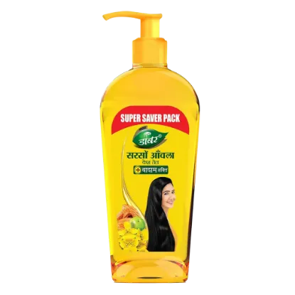 Dabur Sarson Amla Hair Oil - 600ml యొక్క చిత్రం