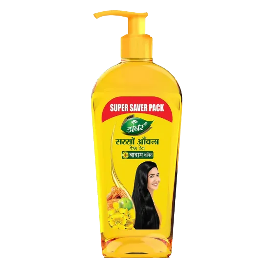 Dabur Sarson Amla Hair Oil - 600ml యొక్క చిత్రం