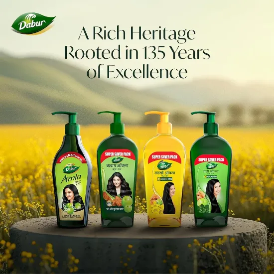 Dabur Sarson Amla Hair Oil - 600ml యొక్క చిత్రం