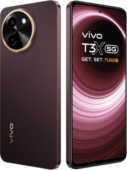 వివో T3x 5G (క్రిమ్సన్ బ్లిస్, 128 GB) (6 GB RAM) యొక్క చిత్రం