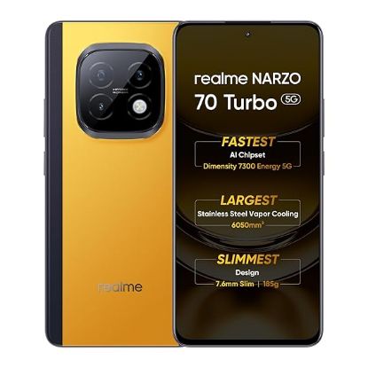 రియల్‌మీ70 టర్బో 5G (టర్బో ఎల్లో, 128 GB) (6 GB RAM) యొక్క చిత్రం