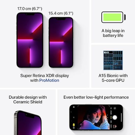 Apple iPhone 13 Pro Max(Graphite,128 GB) యొక్క చిత్రం