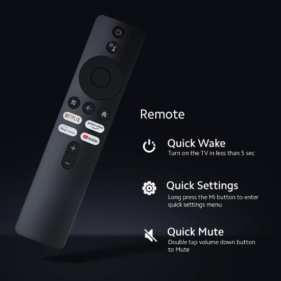 Xiaomi 138 cm (55 అంగుళాలు) X Pro 4K డాల్బీ విజన్ IQ సిరీస్ స్మార్ట్ Google TV L55M8-5XIN (నలుపు) యొక్క చిత్రం