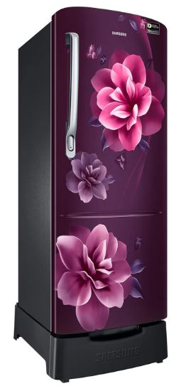 Samsung 223L 3 స్టార్ ఇన్వర్టర్ డైరెక్ట్-కూల్ సింగిల్ డోర్ రిఫ్రిజిరేటర్ ఉపకరణం (RR24C2823CR/NL, కామెల్లియా పర్పుల్) బేస్ స్టాండ్ డ్రాయర్ యొక్క చిత్రం
