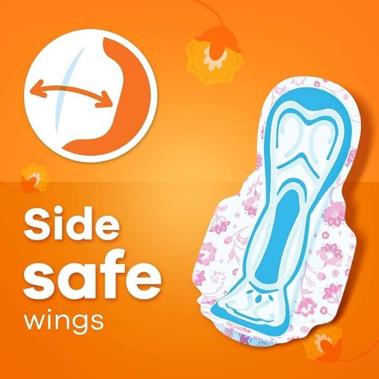 వింగ్స్ (XL) 40 ప్యాడ్‌లతో కూడిన విస్పర్ ఛాయిస్ అల్ట్రా శానిటరీ నాప్‌కిన్ యొక్క చిత్రం