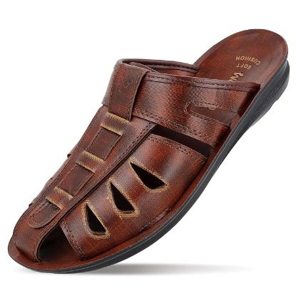 WALKAROO WG5309 పురుషుల కవరింగ్ చెప్పులు రోజువారీ దుస్తులు మరియు ఇండోర్ & అవుట్‌డోర్ కోసం రెగ్యులర్ ఉపయోగం యొక్క చిత్రం