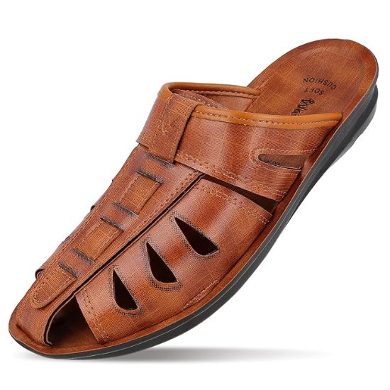 WALKAROO WG5309 పురుషుల కవరింగ్ చెప్పులు రోజువారీ దుస్తులు మరియు ఇండోర్ & అవుట్‌డోర్ కోసం రెగ్యులర్ ఉపయోగం యొక్క చిత్రం