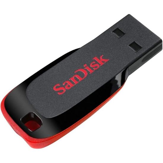శాన్‌డిస్క్ క్రూజర్ బ్లేడ్ 64GB, USB 2.0, ఫ్లాష్ డ్రైవ్, పెన్‌డ్రైవ్, రెడ్, 5Y వారంటీ (SDCZ50-064G-I35) యొక్క చిత్రం