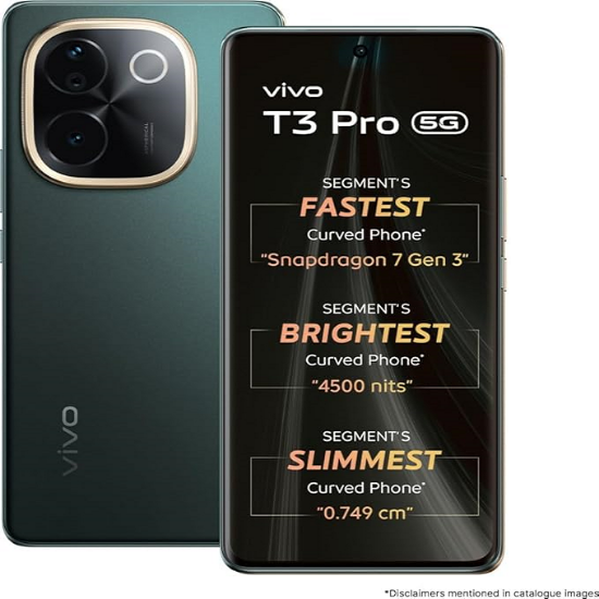 వివో T3 ప్రో5G (ఎమెరల్డ్ గ్రీన్, 256 GB) (8 GB RAM) యొక్క చిత్రం