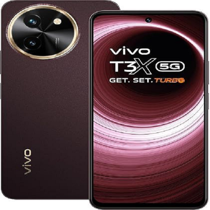 వివో T3x 5G (క్రిమ్సన్ బ్లిస్, 128 GB) (6 GB RAM) యొక్క చిత్రం