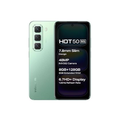 ఇన్ఫినిక్స్ హాట్ 50 5G, సేజ్ గ్రీన్ (8GB, 128GB) యొక్క చిత్రం