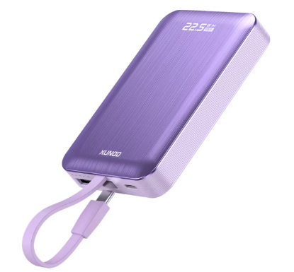 XUNDD హోల్‌సేల్ ధర స్మార్ట్‌ఫోన్ కోసం కేబుల్ 10000mAh వైర్‌లెస్ ఛార్జర్ టైప్ C పోర్ట్ పవర్ బ్యాంక్‌తో కూడిన మాగ్నెటిక్ పవర్ బ్యాంక్ యొక్క చిత్రం