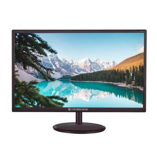 ZEBSTER 19 అంగుళాల LED మానిటర్ విత్ Hdmi- Zeb-V19Hd (Hdmi+Vga) + బిగ్ బీట్ ఫాస్ట్ ఛార్జ్ డేటా కేబుల్ కాంబోబీ మ్యాక్సీ!, నలుపు యొక్క చిత్రం