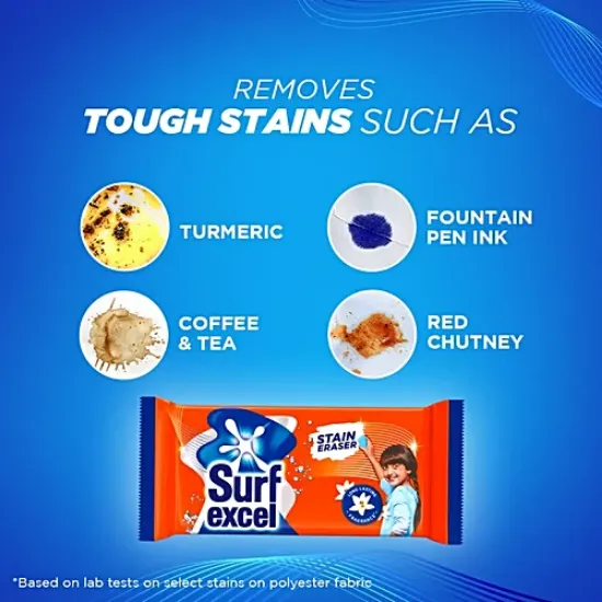 సర్ఫ్ ఎక్సెల్ డిటర్జెంట్ బార్, 250g యొక్క చిత్రం