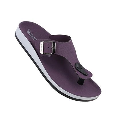 WALKAROO PLUS మహిళల డైలీ వేర్ చెప్పులు - WE2349 పర్పుల్ యొక్క చిత్రం