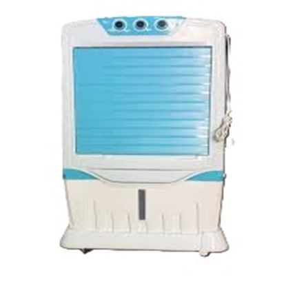 100 లీటర్ల తేనెగూడు ప్యాడ్‌తో ఇంటికి IKIA బూస్టర్ ఎయిర్ కూలర్. యొక్క చిత్రం